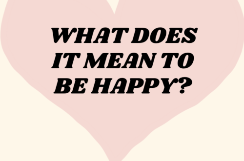 what does it mean to be happy