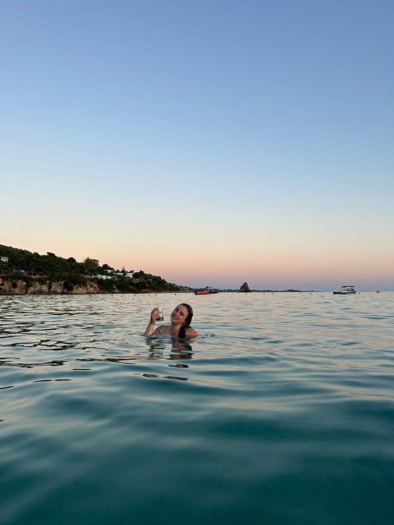 me in the greek ocean